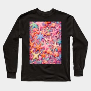 Pink Seastars Long Sleeve T-Shirt